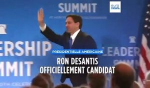 Ron DeSantis officiellement candidat à la Maison Blanche