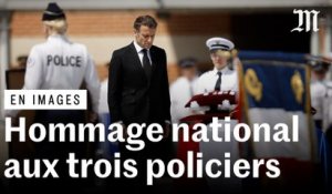 Roubaix : Emmanuel Macron rend hommage à trois policiers tués