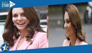 Kate Middleton : look printanier chic rose et blanc pour la princesse, découvrez le prix de son tail