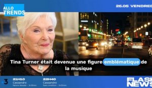 OK. Voici une proposition de titre paraphrasé : "La triste disparition de Tina Turner : les révélations de Line Renaud sur les violences conjugales subies par la chanteuse."