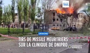 Ukraine : un missile russe frappe une clinique à Dnipro, 1 mort et 15 blessés selon Kyiv
