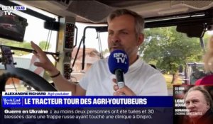 Tracteur Tour: les agri-YouTubeurs sillonnent les villages du sud-ouest de la France