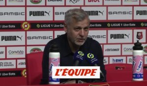 Genesio : « Tout est parfait ce soir » - Foot - L1 - Rennes