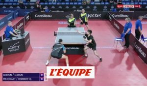 Le replay du 1/4 de finale des frères Lebrun - Tennis de table - Championnats de France