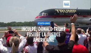 Trump, inculpé, fustige le système judiciaire américain face à ses partisans