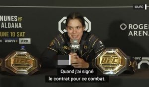 UFC 289 - Nunes : "Ma décision, je l'ai prise quand j'ai signé le contrat pour ce combat"