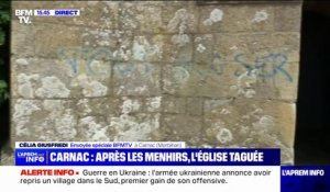 Carnac: après les 39 menhirs du néolithique détruits, l'église vandalisée