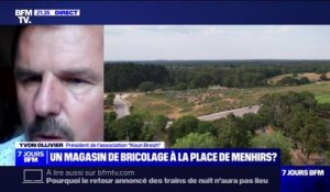 Menhirs détruits à Carnac: "Ce que l'on veut c'est une enquête pour faire la lumière sur tout cela", affirme Yvon Ollivier, président de l'association Koun Breizh