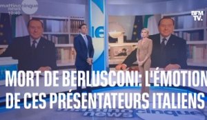 Mort de Silvio Berlusconi: la vive émotion de ces deux présentateurs italiens en direct