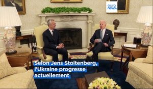 Contre-offensive : les Ukrainiens "progressent", assure le chef de l'Otan