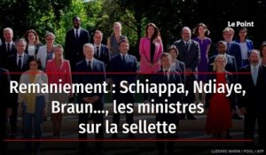Remaniement : Schiappa, Ndiaye, Braun…, les ministres sur la sellette