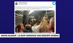 Métro bloqué à Paris : la RATP annonce une enquête interne