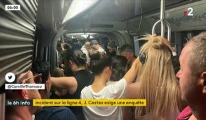 Les images de "l'incident exceptionnel" qui s'est produit hier soir dans le métro parisien où des dizaines de passagers sont restés bloqués pendant 2 heures dans les wagons, bondées et surchauffées