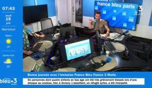 15/06/2023 - Le 6/9 de France Bleu Paris en vidéo