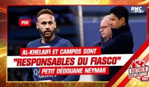 PSG : "Al Khelaifi et Campos sont responsables du fiasco", Petit dédouane Neymar