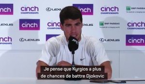Queen's - Alcaraz : "Sur gazon, Kyrgios a plus de chances de battre Djokovic que les autres joueurs"