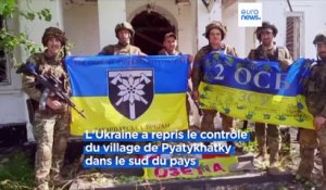 Contre-offensive ukrainienne : une nouvelle localité libérée, la "8ème en deux semaines"