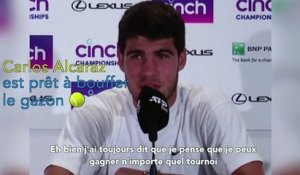 ATP - Queen's 2023 - Carlos Alcaraz : "Je dis pas que je ne peux pas battre Novak Djokovic"