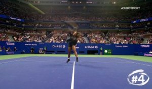 Défense de fer, coup droit de feu et volée haute : Top 5 des points de Serena lors de cet US Open
