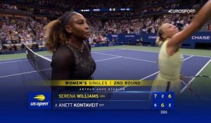 Avec un revers gagnant de patronne : la balle de match de Serena