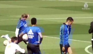 Bale, Vinicius, Modric... le Real à l'entraînement