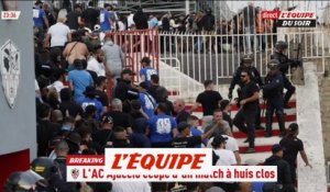 Incidents lors d'AC Ajaccio-OM : L'AC Ajaccio et l'OM sanctionnés - Foot - L1 - LFP