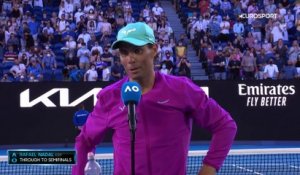 Nadal : "Je ne sais pas comment j'ai fait pour finir ce match"