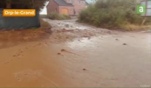 Coulées de boue en Brabant wallon