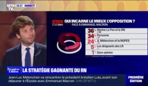 ÉDITO - Le RN incarne le mieux l'opposition à Emmanuel Macron: "Ce sont les adversaires de Marine Le Pen qui lui facilitent la tâche"