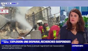 Explosion à Paris: les recherches suspendues à cause d'un risque d'effondrement