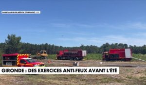 Gironde : des exercices anti-feux avant l'été