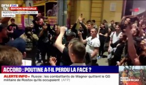Russie: à Rostov, les miliciens de Wagner acclamés par des habitants