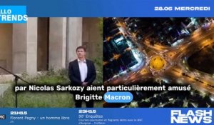 La blague audacieuse qui fait éclater de rire Brigitte Macron devant Nicolas Sarkozy !