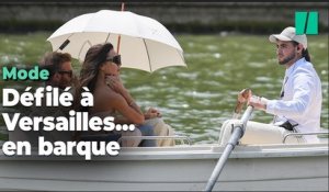À Versailles, au défilé Jacquemus, Victoria et David Beckham étaient bien installés sur leur barque