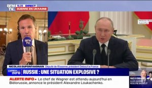Nicolas Dupont-Aignan sur la rébellion de Wagner: "Peut-être que l'affaiblissent de Poutine est l'occasion d'avoir une offre de paix"