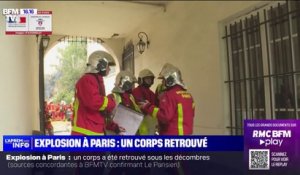 Explosion à Paris: un corps retrouvé dans les décombres