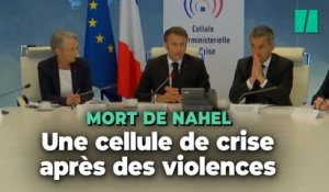 Mort de Nahel : Emmanuel Macron convoque une cellule de crise interministérielle après des violences