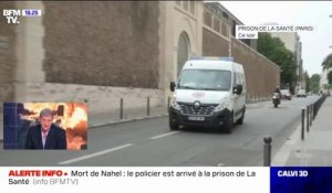 Mort de Nahel: le policier auteur du tir est arrivé à la prison de La Santé à Paris