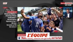 Manu Koné forfait pour la suite de l'Euro - Foot - Euro Espoirs