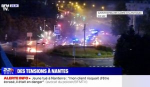 Violences urbaines: les forces de l'ordre visées par des tirs de mortier d'artifice à Saint-Herblain (Loire-Atlantique)