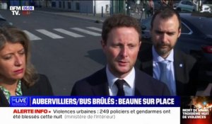 Clément Beaune: sur l'attaque à Aubervilliers:"13 bus ont été visés, 12 ont été complètement incendiés"