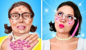 RELOOKING d'INTELLO: ASTUCES Extrêmes avec LUNETTES | INTELLO Devient POPULAIRE | La La L'R