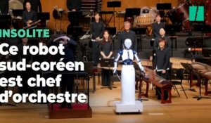 En Corée du Sud, l’Orchestre national dirigé par un robot le temps d’un concert