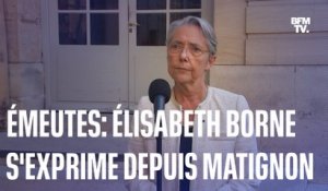 Émeutes: le point presse d'Élisabeth Borne en intégralité