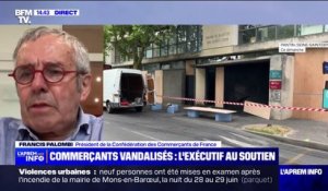 Commerçants vandalisés: "Le gouvernement assure son rôle de protecteur" estime Francis Palombi, président de la Confédération des commerçants de France