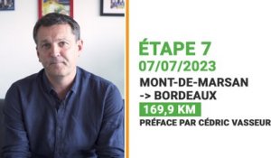 TDF 2023 : Cédric Vasseur préface la 7e étape