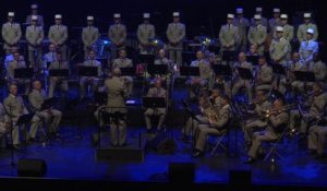 Légion étrangère : un orchestre en représentation à l'Olympia