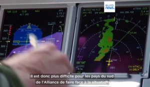 Reportage : à bord d'un avion de l'Otan pour tester les interceptions d'aéronefs russes