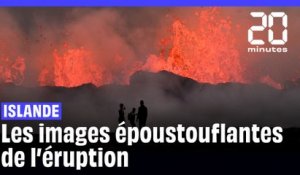 Islande : Une éruption volcanique offre un spectacle époustouflant