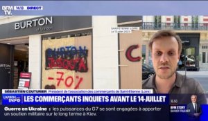 "On est prêt": à Saint-Étienne, les commerçants se préparent à d'éventuelles dégradations et pillages pour le 14-Juillet